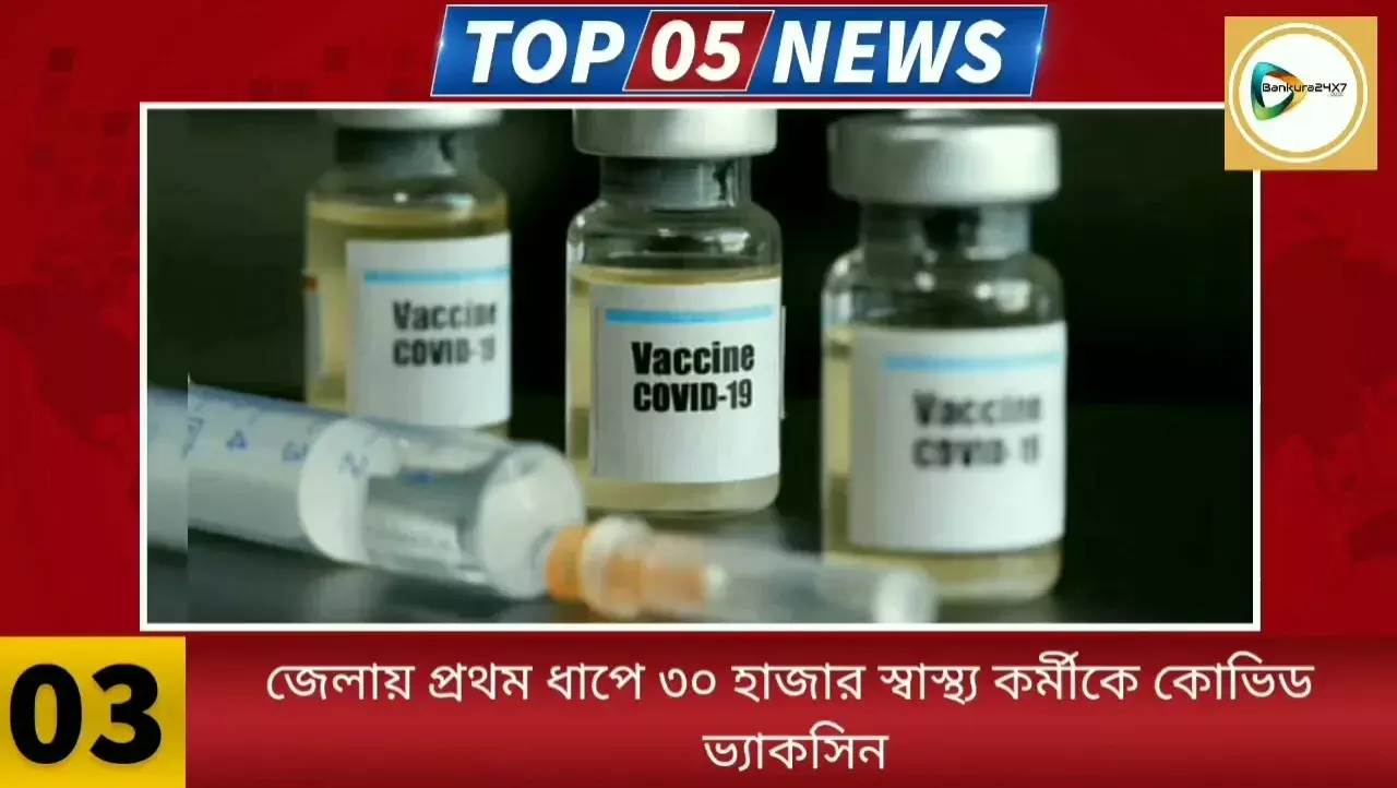এক ঝলকে দেখেনিন জেলার পাঁচ বাছাই খবরের আপডেট। এক ঝলকে দেখেনিন জেলার পাঁচ বাছাই খবরের আপডেট।
