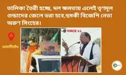 তালিকা তৈরী হচ্ছে, দল ক্ষমতায় এসেই তৃণমূল গুন্ডাদের জেলে ভরা হবে,হুমকী বিজেপি নেতা অরুণ সিংহের। তালিকা তৈরী হচ্ছে, দল ক্ষমতায় এসেই তৃণমূল গুন্ডাদের জেলে ভরা হবে,হুমকী বিজেপি নেতা অরুণ সিংহের।