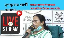 LIVE :  তৃণমূলের প্রার্থী পদ ঘোষণা। মমতা বন্দ্যোপাধ্যায়ের সাংবাদিক বৈঠক।