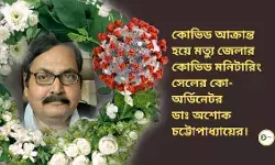 কোভিড আক্রান্ত হয়ে মত্যু জেলার কোভিড মনিটারিং সেলের কো- অর্ডিনেটর ডাঃ অশোক চট্টোপাধ্যায়ের। কোভিড আক্রান্ত হয়ে মত্যু জেলার কোভিড মনিটারিং সেলের কো- অর্ডিনেটর ডাঃ অশোক চট্টোপাধ্যায়ের।