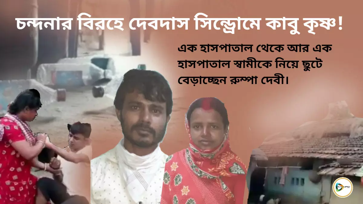 চন্দনার বিরহে দেবদাস সিন্ড্রোমে কাবু কৃষ্ণ!এক হাসপাতাল থেকে আর এক হাসপাতাল স্বামীকে নিয়ে ছুটে বেড়াচ্ছেন রুম্পা দেবী।