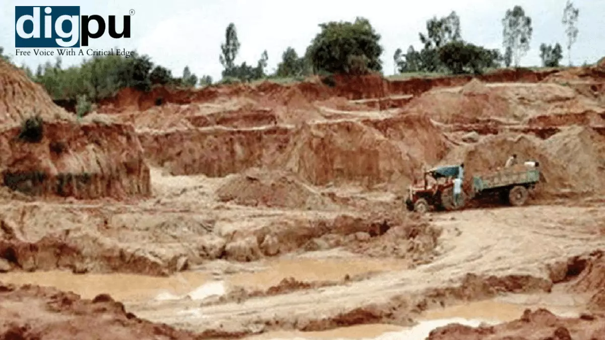 Illegal sand mining in Jabalpur wreaking destruction on the banks of the Narmada with Tacit Government support 16 Illegal sand mining in Jabalpur wreaking destruction on the banks of the Narmada with Tacit Government support - Digpu News