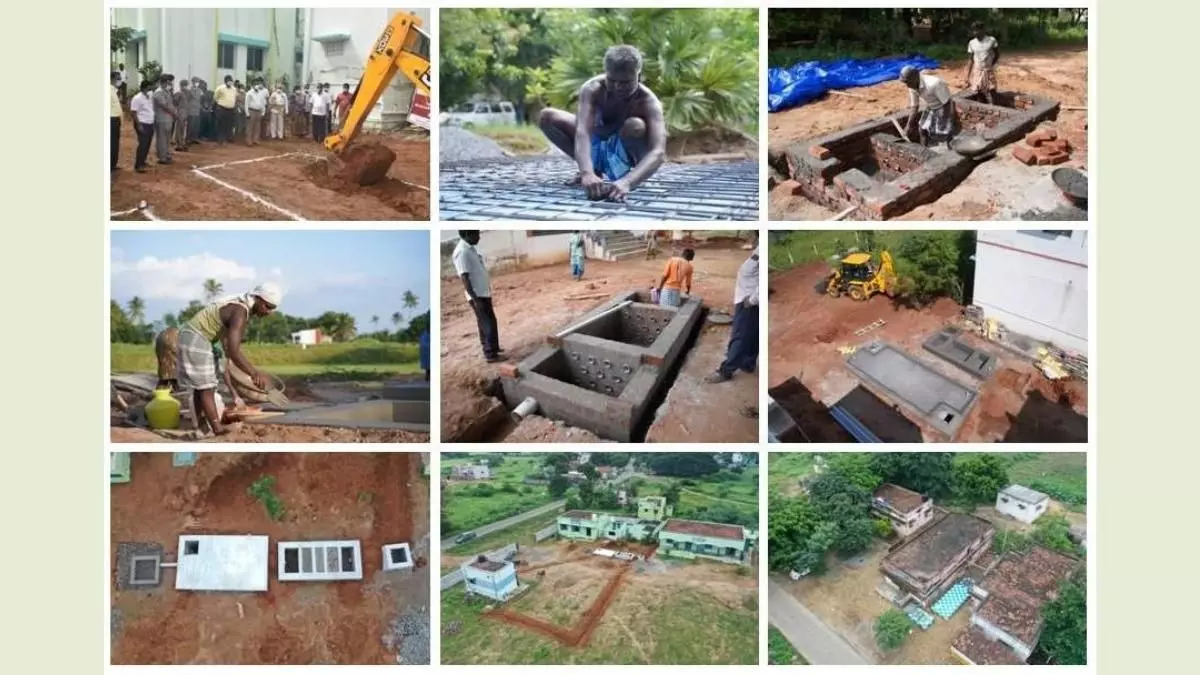 Dindigul District in TN Sets Elite World Records for 605 Roof-Top Rain Water Harvesting Structures Erected in 21 Days
