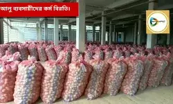 কোল্ড স্টোরেজে কুইন্টাল প্রতি ১১ টাকা ভাড়া বৃদ্ধি,প্রতিবাদে ২৪ ঘন্টা আলু ব্যবসায়ীদের কর্ম বিরতি।