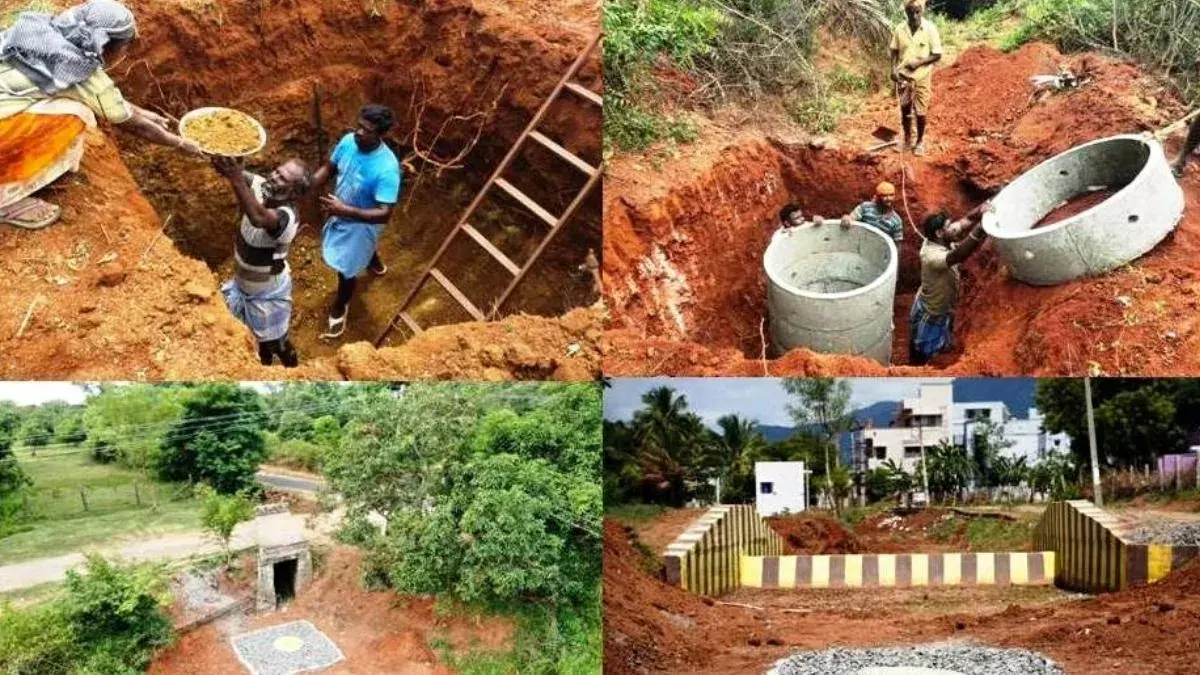 Dindigul District in Tamil Nadu Sets World Record for establishing 2050 Water Recharge Ring-wells in 7 Days Dindigul District in Tamil Nadu Sets World Record for establishing 2050 Water Recharge Ring-wells in 7 Days