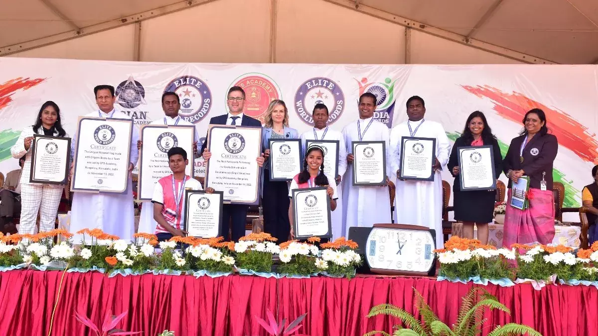 SFS Academy creates a Benchmark by accomplishing Three Elite World Records consecutively  SFS Academy creates a Benchmark by accomplishing Three Elite World Records consecutively