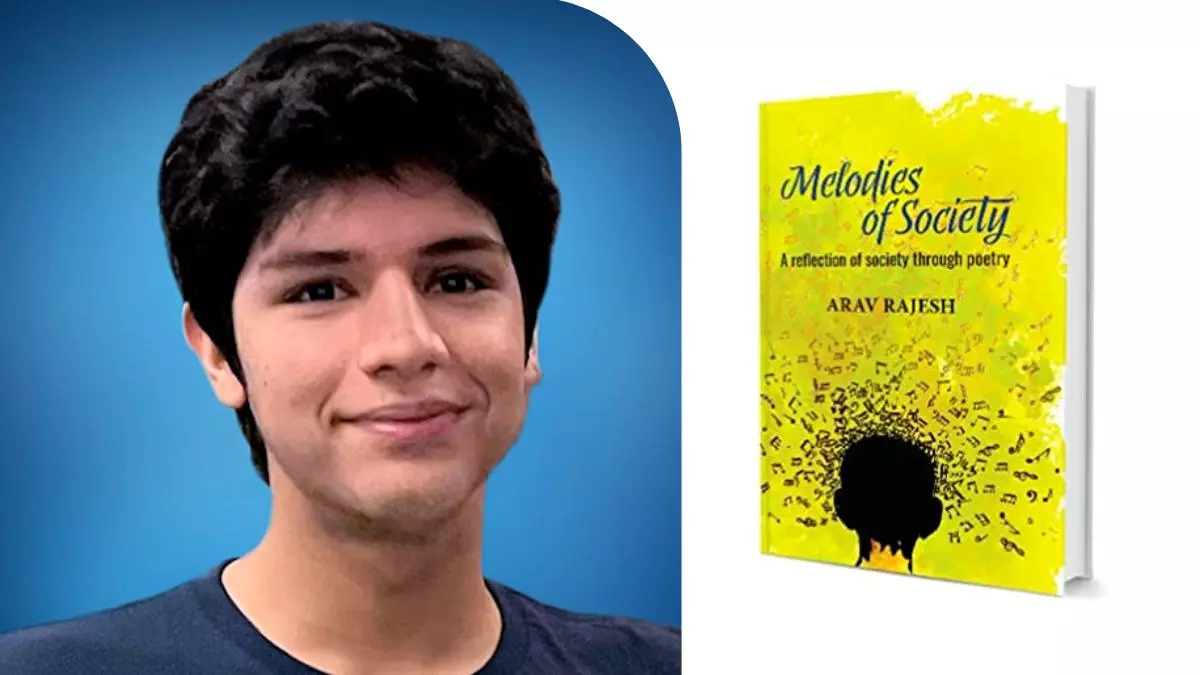 A 16-year-old poet, Arav Rajesh pens heart-touching poetry in his debut book Melodies of Society