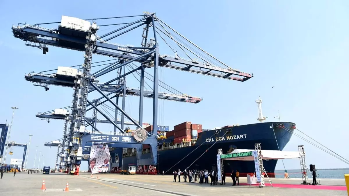 China Harbour Engineering LFTZ  Enterprise completes the construction of Lekki Deep Sea Port