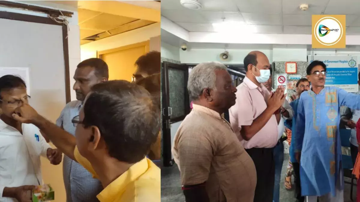 ছাতনায় সেবা দিবস পালন বিজেপির,সুপার স্পেশালিটি হাসপাতালের চিকিৎসক ও স্বাস্থ্য কর্মীদের সম্মাননা প্রদান।