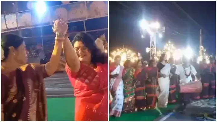 পুজো কার্নিভালে মাদলের তালে কোমর দোলালেন জ্যোৎস্না,সায়ন্তিকা,নেচে নজর কাড়লেন সুজাতা,আলকাও।দেখুন ভিডিও প্রতিবেদন। পুজো কার্নিভালে মাদলের তালে কোমর দোলালেন জ্যোৎস্না,সায়ন্তিকা,নেচে নজর কাড়লেন সুজাতা,আলকাও।দেখুন ভিডিও প্রতিবেদন।