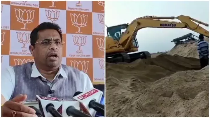 অবৈধ বালি পাচারের রমরমা! রাজ্যের হাতছাড়া ৩ হাজার কোটি টাকার রাজস্ব, সাংবাদিক বৈঠকে দাবি সাংসদ সৌমিত্রের। অবৈধ বালি পাচারের রমরমা! রাজ্যের হাতছাড়া ৩ হাজার কোটি টাকার রাজস্ব, সাংবাদিক বৈঠকে দাবি সাংসদ সৌমিত্রের।