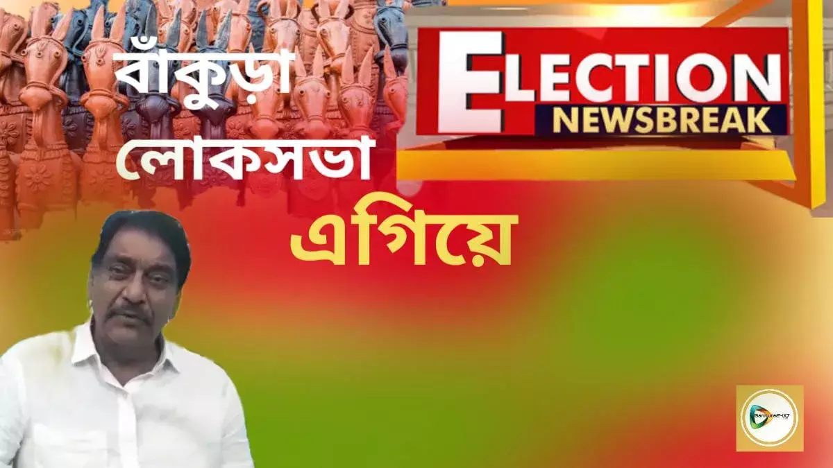 Flash : বাঁকুড়া লোকসভায় দ্বিতীয় রাউন্ডে  ১০ হাজার ৯৪৮ ভোটে এগিয়ে তৃণমূল প্রার্থী অরূপ চক্রবর্তী। Flash : বাঁকুড়া লোকসভায় দ্বিতীয় রাউন্ডে  ১০ হাজার ৯৪৮ ভোটে এগিয়ে তৃণমূল প্রার্থী অরূপ চক্রবর্তী।