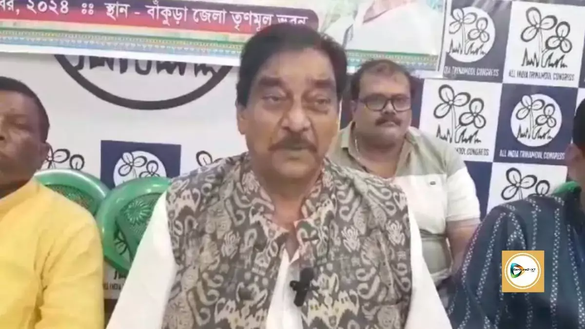 বহিরাগত নয়,তালডাংরা উপ নির্বাচনে স্থানীয় প্রার্থী দেবে তৃণমূল,সাংবাদিক বৈঠকে ইঙ্গিত অরূপের। বহিরাগত নয়,তালডাংরা উপ নির্বাচনে স্থানীয় প্রার্থী দেবে তৃণমূল,সাংবাদিক বৈঠকে ইঙ্গিত অরূপের।