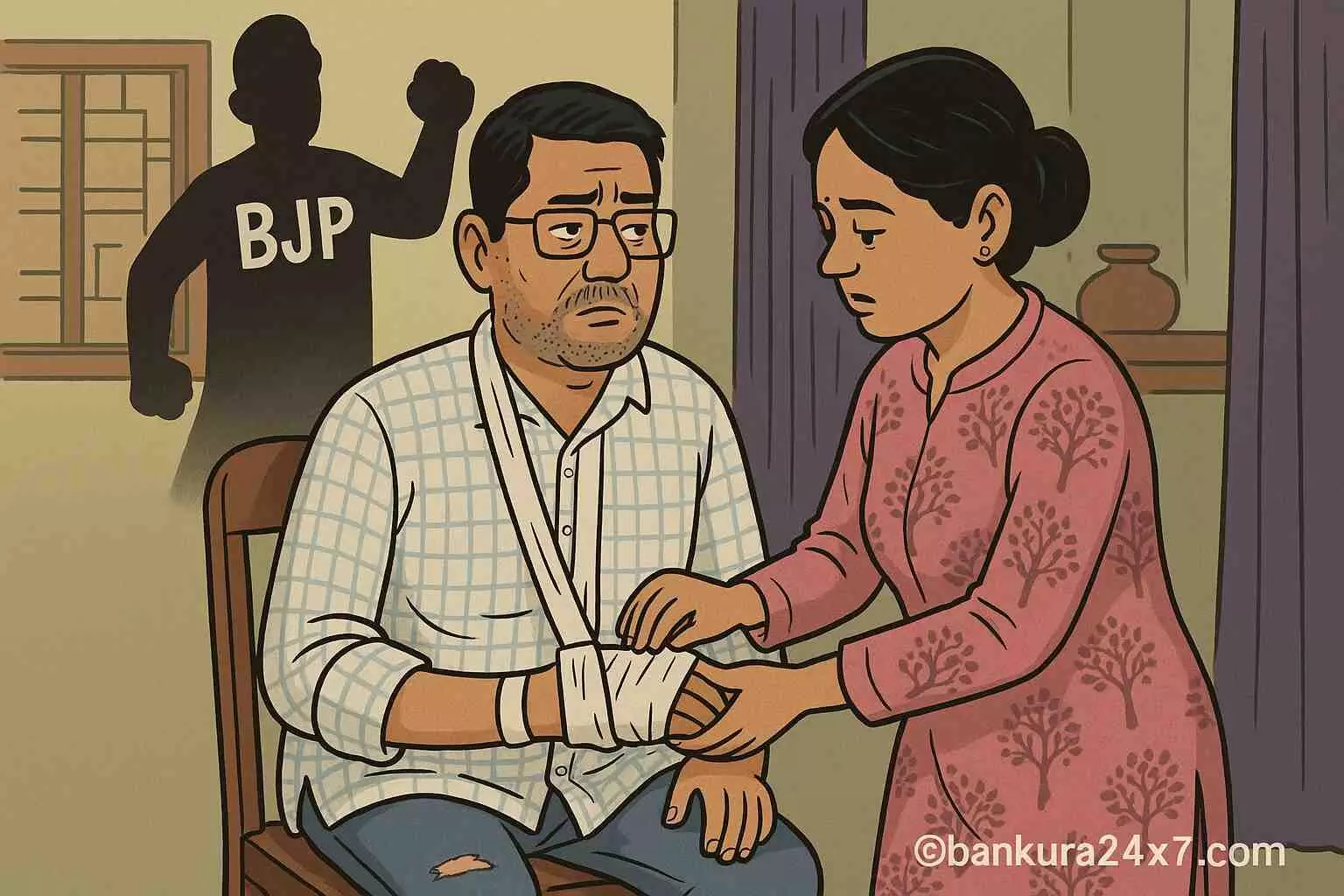 Bankura24x7  Cartoon : ব্যঙ্গচিত্র