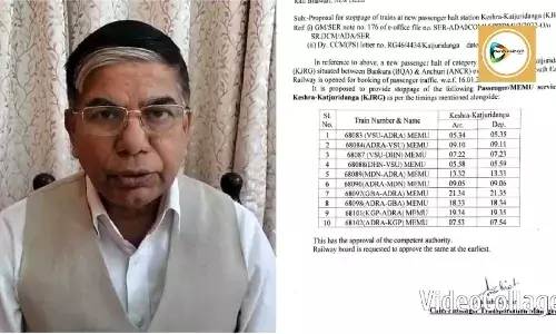 কেশরা–কাটজুড়িডাঙ্গা হল্টে থামবে ১০টি প্যাসেঞ্জার/MEMU ট্রেন, রেলবোর্ডে প্রস্তাব পাঠাল দক্ষিণ-পূর্ব রেল।