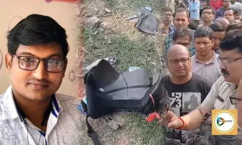 বেপরোয়া যাত্রীবাহী বাসের ধাক্কায় মৃত্যু এক স্কুটি চালকের,প্রতিবাদে বাস স্ট্যান্ডে বিক্ষোভ।