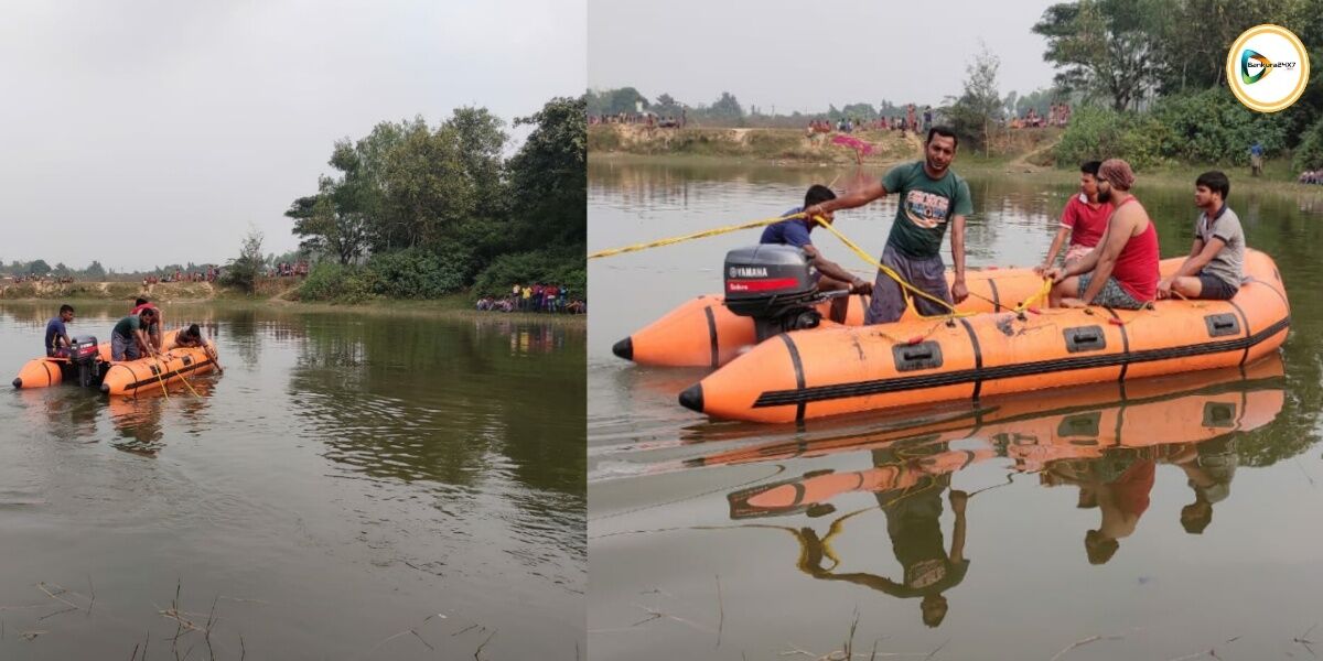 জিঘাটির দেশুড়িয়াতে পুকুরে তল্লাশি সিভিল ডিফেন্সের, তবুও মিলল না নিখোঁজ ব্যক্তির সন্ধান। জিঘাটির দেশুড়িয়াতে পুকুরে তল্লাশি সিভিল ডিফেন্সের, তবুও মিলল না নিখোঁজ ব্যক্তির সন্ধান।