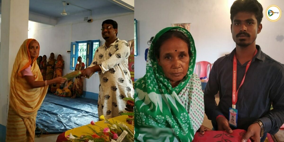মহালয়ায় গদারডিহিতে দুস্থদের বস্ত্র বিতরণ করল চয়েস ফাউন্ডেশন। মহালয়ায় গদারডিহিতে দুস্থদের বস্ত্র বিতরণ করল চয়েস ফাউন্ডেশন।