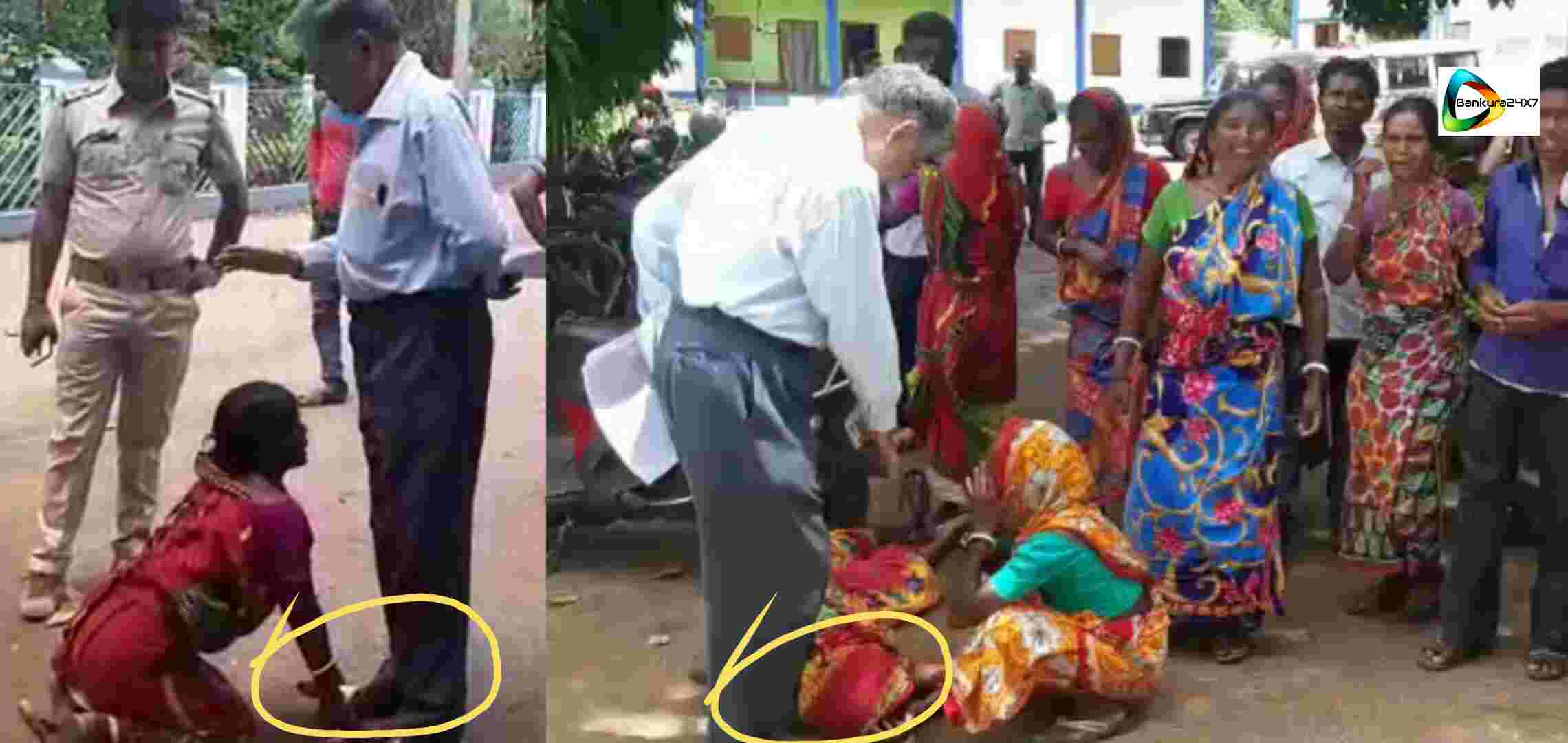 গ্রামে সামাজিক বয়কট থেকে বাঁচতে কাঁদতে,কাঁদতে প্রাক্তন পুলিশ আধিকারিকের পা ধরে থানায় কাতর আর্জি মহিলার। #দেখুন সেই 🎦 ভিডিও। গ্রামে সামাজিক বয়কট থেকে বাঁচতে কাঁদতে,কাঁদতে প্রাক্তন পুলিশ আধিকারিকের পা ধরে থানায় কাতর আর্জি মহিলার। #দেখুন সেই 🎦 ভিডিও।