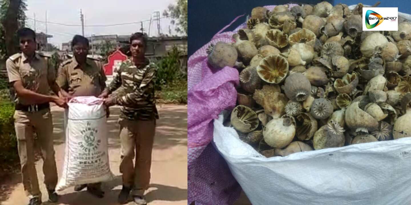 সারেঙ্গায় নাকা চেকিংএ- উদ্ধার প্রচুর পরিমাণ পোস্তর খোলা। সারেঙ্গায় নাকা চেকিংএ- উদ্ধার প্রচুর পরিমাণ পোস্তর খোলা।