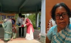 আন্তর্জাতিক নৃত্য দিবসে  ত্রাণ বিলি বাঁকুড়া ডান্স ফোরামের শিল্পীদের। আন্তর্জাতিক নৃত্য দিবসে  ত্রাণ বিলি বাঁকুড়া ডান্স ফোরামের শিল্পীদের।