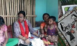 সংহিতার হাত ধরেই ভরতপুরে প্রাচীন পট শিল্পকে বাঁচাতে এগিয়ে এসেছে প্রমীলা বাহিনী।