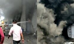 বড়জোড়ায় রাবার ফ্যাক্টরিতে ভয়াবহ আগুন! ক্ষতি কয়েক কোটি ছাড়ার আশঙ্কা?