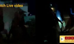 কি ভাবে হাতির আক্রমণ থেকে ছুটে প্রাণে বাঁচলেন যুবক! দেখুন তার লাইভ ভিডিও।