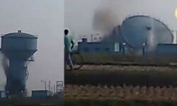 সারেঙ্গায় হুড়মুড়িয়ে ভেঙ্গে পড়ল বিশাল জলের ট্যাংক! দেখুন ভেঙ্গে পড়ার প্রতি মূহুর্তের লাইভ ভিডিও। সারেঙ্গায় হুড়মুড়িয়ে ভেঙ্গে পড়ল বিশাল জলের ট্যাংক! দেখুন ভেঙ্গে পড়ার প্রতি মূহুর্তের লাইভ ভিডিও।