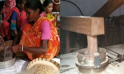 বাঁকুড়ার আদিবাসী স্বনির্ভর গোষ্ঠীর তৈরী ঢেকি ছাঁটা চাল এবার পাড়ি দেবে বিদেশে। বাঁকুড়ার আদিবাসী স্বনির্ভর গোষ্ঠীর তৈরী ঢেকি ছাঁটা চাল এবার পাড়ি দেবে বিদেশে।