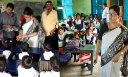 জঙ্গলমহলে শবর পল্লীর কঁচিকাঁচাদের সাথে নিয়ে, শিশু দিবস উৎযাপন জেলা প্রাথমিক বিদ্যালয় সংসদের।