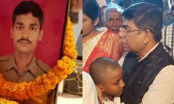 বাজ পড়ে মৃত বিএসএফ জওয়ান আশিষ ঘোষের পরিবারকে সমবেদনা জানাতে গোয়ালডাঙ্গায় সাংসদ সুভাষ সরকার। বাজ পড়ে মৃত বিএসএফ জওয়ান আশিষ ঘোষের পরিবারকে সমবেদনা জানাতে গোয়ালডাঙ্গায় সাংসদ সুভাষ সরকার।