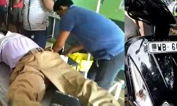 শালতোড়ায় পথ দূর্ঘটনায় গুরুতর আহত এক বন দপ্তরের কর্মী।