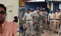 কাঁকরডাঙ্গা কান্ডের জেরঃ লালগড় আন্দোলনের কায়দায় রাস্তা কেটে,গাছের গুড়ি ফেলে বিষ্ণুপুরে জুড়ে পুলিশকে প্রতিরোধের ডাক সৌমিত্রের। কাঁকরডাঙ্গা কান্ডের জেরঃ লালগড় আন্দোলনের কায়দায় রাস্তা কেটে,গাছের গুড়ি ফেলে বিষ্ণুপুরে জুড়ে পুলিশকে প্রতিরোধের ডাক সৌমিত্রের।