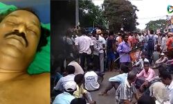 বিরামপুরে আজ বিরাম নেই! তন্ময়ের মৃত্যুর বিচার চেয়ে গণ বিক্ষোভ থানায়। বিরামপুরে আজ বিরাম নেই! তন্ময়ের মৃত্যুর বিচার চেয়ে গণ বিক্ষোভ থানায়।