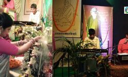 নির্বাচনের উত্তাপের মাঝেই রবিঠাকুরের গানে, কথায়, ও সংলাপে মাতল বাঁকুড়া। নির্বাচনের উত্তাপের মাঝেই রবিঠাকুরের গানে, কথায়, ও সংলাপে মাতল বাঁকুড়া।