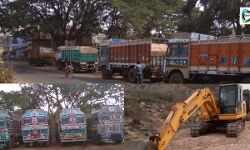 ৩৫০ সিএফটির চালানে ৫৫০ সিএফটি বালি পাচার! ভুমি দপ্তরের হানাদারিতে পর্দা ফাঁস! ৩৫০ সিএফটির চালানে ৫৫০ সিএফটি বালি পাচার! ভুমি দপ্তরের হানাদারিতে পর্দা ফাঁস!