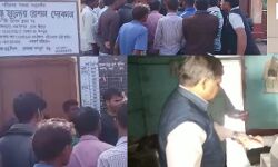 ইঁন্দপুরের চাকলতোড় গ্রামে রেশন দোকানে হানা দিলেন বিডিও। ইঁন্দপুরের চাকলতোড় গ্রামে রেশন দোকানে হানা দিলেন বিডিও।