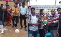 ওন্দায় টিএমসিপি আয়োজিত ফুটবল টুর্নামেন্টে চ্যাম্পিয়ন হল বালিয়াড়া যুবক সংঘ। তারা ট্রাইবেকারে ৪-২ ব্যবধানে পরাজিত করে কমলপুর ফুটবলদলকে। ওন্দায় টিএমসিপি আয়োজিত ফুটবল টুর্নামেন্টে চ্যাম্পিয়ন হল বালিয়াড়া যুবক সংঘ। তারা ট্রাইবেকারে ৪-২ ব্যবধানে পরাজিত করে কমলপুর ফুটবলদলকে।