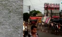 জেলা জুড়ে কালবৈশাখীর দাপট, সাথে শিলা বৃষ্টি।নাজেহাল জন জীবন। জেলা জুড়ে কালবৈশাখীর দাপট, সাথে শিলা বৃষ্টি।নাজেহাল জন জীবন।